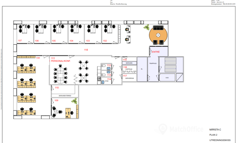314 m² Företagshotell för uthyrning i Stockholm Norrort, Märsta (195 30) - 4 | MatchOffice