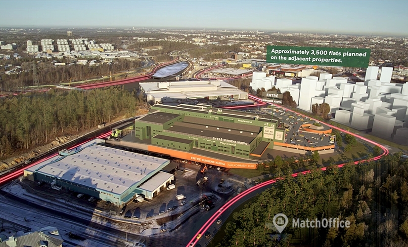 6000 m² ledig Butikslokal att hyra i Huddinge, Kungens Kurva (141 75) - 1 | MatchOffice