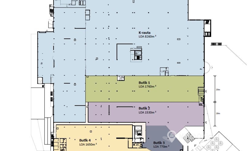 6000 m² möblerad Butikslokal att hyra i Huddinge, Kungens Kurva (141 75) - 2 | MatchOffice