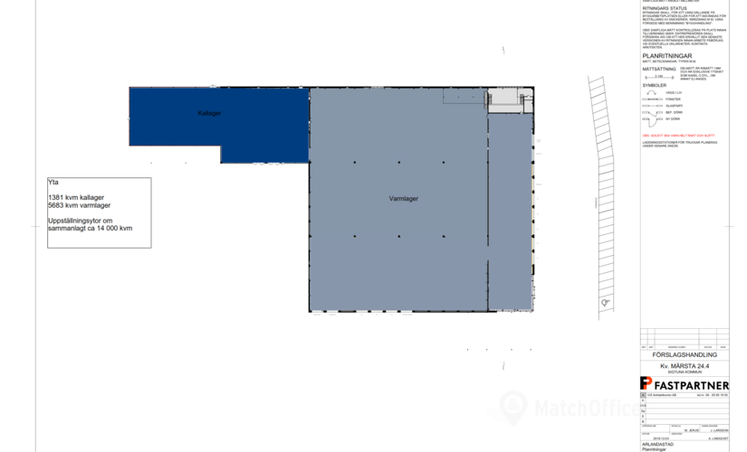 Industrilokal(Yta:7064 m²) att hyra i Arlandastad, Industrigatan 7, 195 60 Stockholm Norrort. Fullt utbud av faciliteter | MatchOffice.se																	