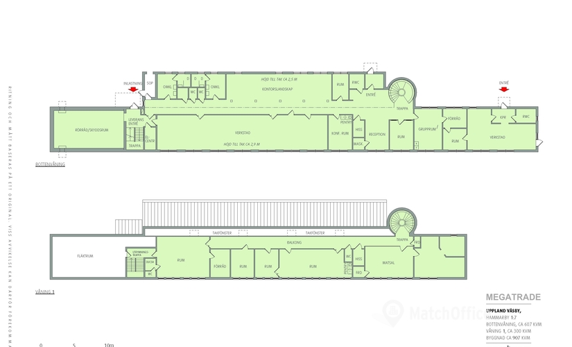 907 m² Business park place up for rent in Stockholm Norrort, Upplands Väsby (194 45) - 3 | MatchOffice