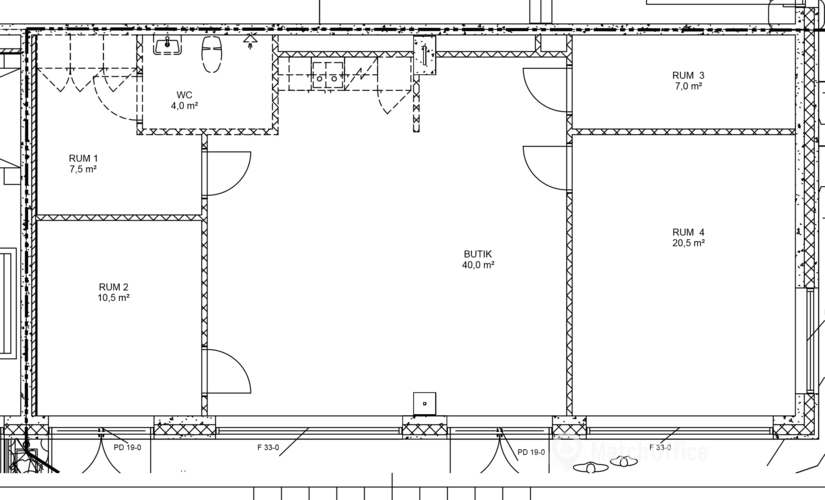 95 m² ledig Butikslokal uthyres i Malmö Västra Hamnen, Klyvaregränd 4 (211 75) - 3 | MatchOffice
