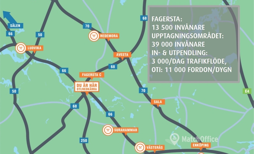 400 m² ledig Butikslokal för uthyrning i Fagersta, Fagersta (737 92) - 2 | MatchOffice