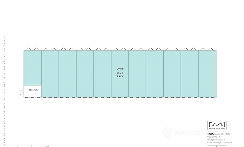 1050 m² Lagerlokal uthyres i Timrå, Timrå (861 36) - 3 | MatchOffice