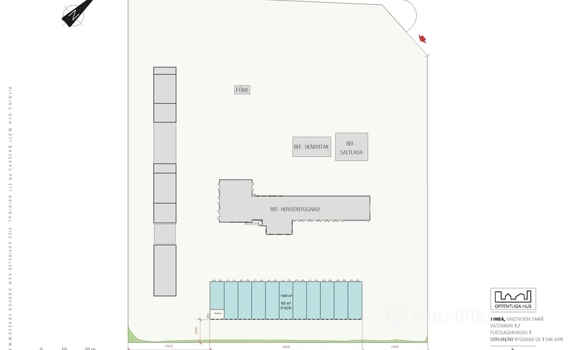 1050 m² Lagerlokal uthyres i Timrå, Timrå (861 36) - 4 | MatchOffice.se