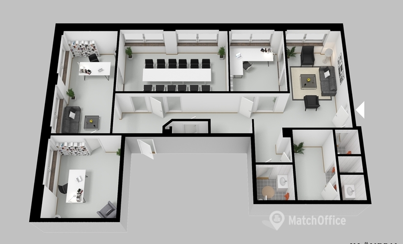 129 m² exklusiva Kontor uthyres i Järfälla, Vällingby (162 50) möter alla dina behov  - 1 | MatchOffice.se
