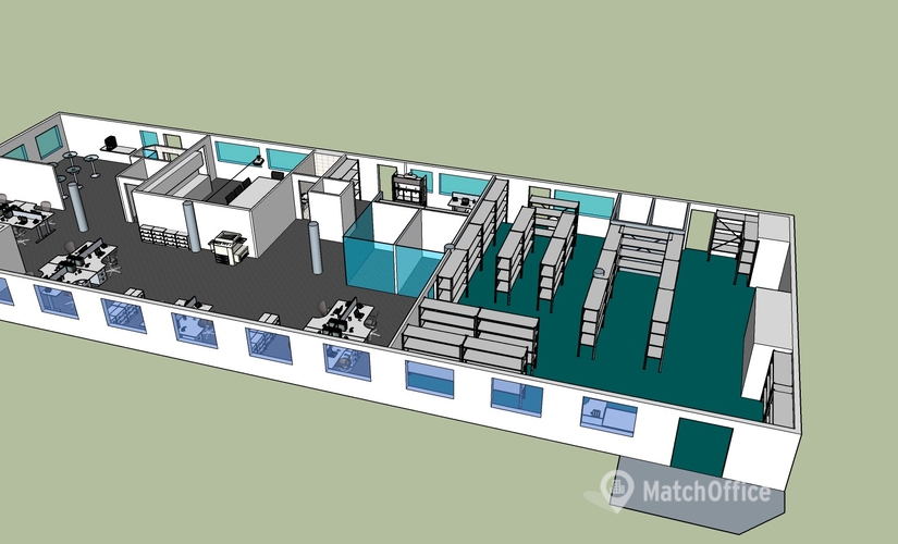 1073 m² lediga Kontorsplatser uthyres i Örgryte-Härlanda, Sävedalen (433 63) möter alla dina behov  - 1 | MatchOffice