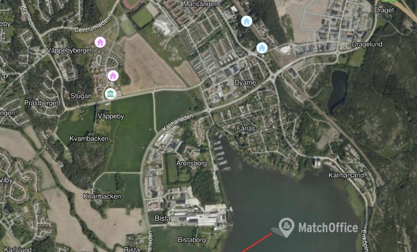 Lager(Yta:10000 m²) för uthyrning i Kalmarleden 38, 746 37 Håbo. Bra läge | MatchOffice.se