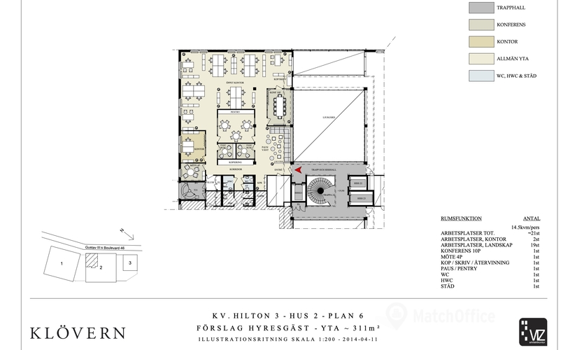 311 m² bekväma Kontorsrum att hyra i Solna, Solna (169 73) skulle vara fördelaktigt för ditt företag  - 3 | MatchOffice.se