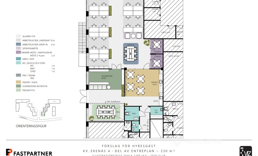220 m² Business center uthyres i Kista, Kista (164 74) - 2 | MatchOffice
