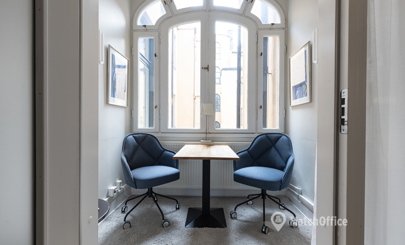 Kontorshotell(Yta:50 m²) att hyra i Nybrogatan 6, 114 34 Östermalm. Lång- och korttidsuthyrning | MatchOffice.se