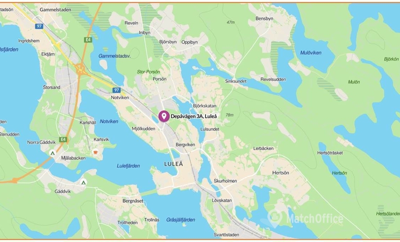 2800 m² lediga Kontor för uthyrning i Luleå, Depåvägen 3 (973 47) skulle vara fördelaktigt för ditt företag  - 0 | MatchOffice.se