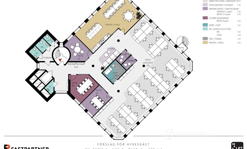 Kontorsrum(Yta:1062 m²)	att hyra i Finlandsgatan 60, 164 74 Kista. Endast från verifierade hyresvärdar | MatchOffice.se