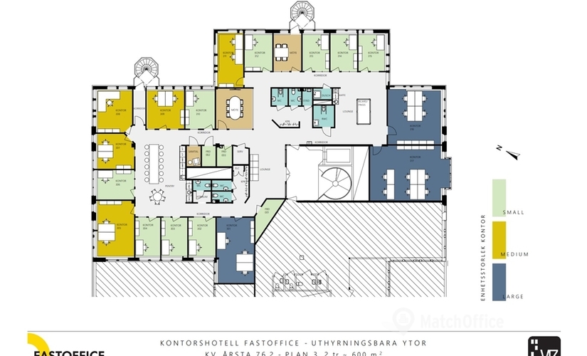 47 m² Serviced office in Uppsala, Fyrisborgsgatan 5 (754 50) - 3 | MatchOffice.com