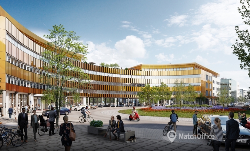 Kontorslokaler(Yta:867 m²)	att hyra i Solna, Gustav III:s Boulevard 32-36, 169 73 Solna. Lång- och korttidsuthyrning | MatchOffice.se