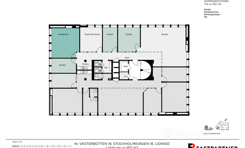 Affärscentrum(Yta:159 m²) för uthyrning i Stockholmsvägen 18, 181 50 Lidingo. Inga extra avgifter | MatchOffice.se