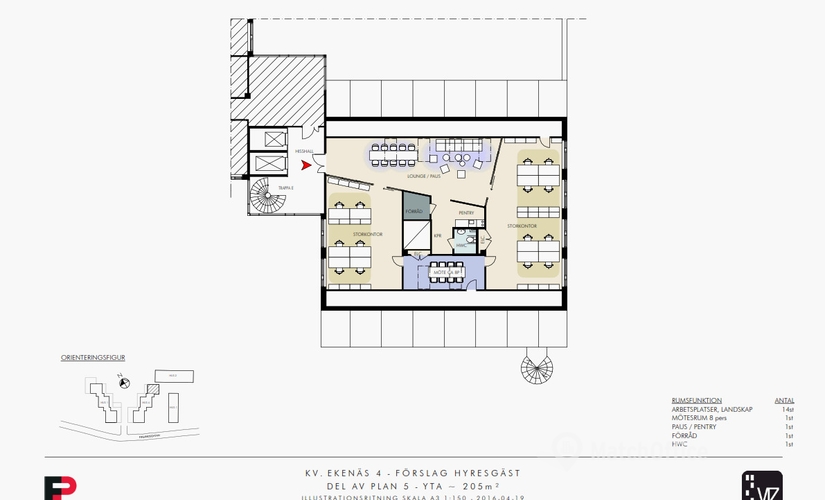 Kontorsutrymme(Yta:155 m²)	att hyra i Finlandsgatan 16, 164 74 Kista. Bra val | MatchOffice.se