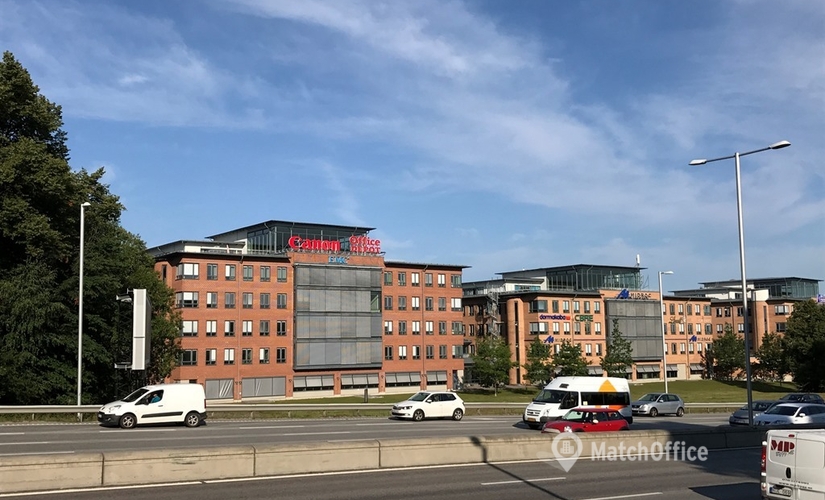 Kontorshotell(Yta:760 m²) för uthyrning i Telegrafgatan 6, 169 72 Solna. Lång- och korttidsuthyrning | MatchOffice.se