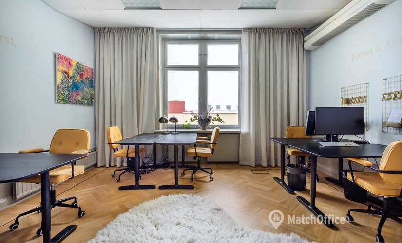 Kontor(Yta:200 m²) för uthyrning i Tegnérlunden 3, 111 61 Stockholm City. WiFi-anslutning ingår | MatchOffice.se