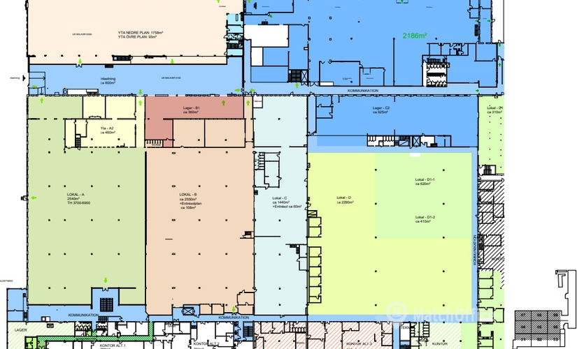 Lagerutrymme(Yta:2500 m²) för uthyrning i Granvägen 1, 826 35 Söderhamn. Inga extra avgifter | MatchOffice.se