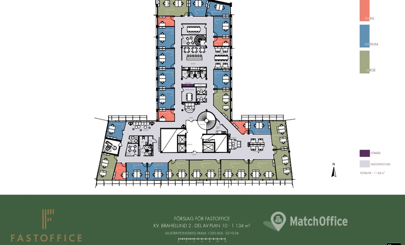 Kontorsplatser(Yta:39 m²)	att hyra i Solna, Råsundavägen 12, 169 67 Solna. Bra val | MatchOffice.se
