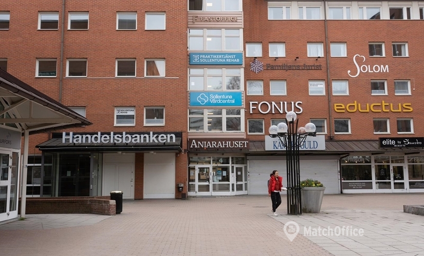 Kontorslokaler(Yta:888 m²)	för uthyrning i Sollentuna, ANIARAPLATSEN 4-6, 191 47 Sollentuna. Fullt utbud av faciliteter | MatchOffice.se