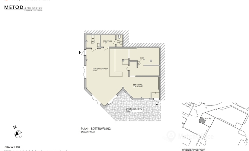 Butikslokal(Yta:107 m²) för uthyrning i Nymärsta torg 3, 195 30 Sigtuna. Inga extra avgifter | MatchOffice.se