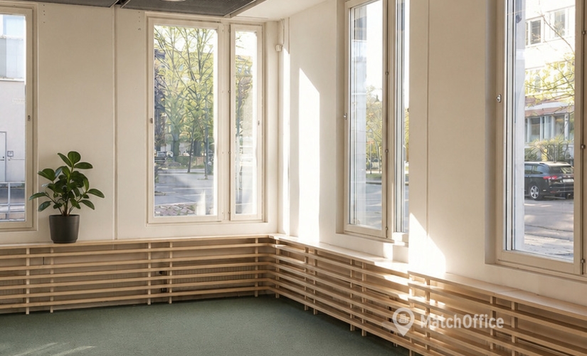 Kontorsutrymme(Yta:327 m²)	för uthyrning i Gustav III:s Boulevard 26, 169 73 Solna. Fullt utbud av faciliteter | MatchOffice.se