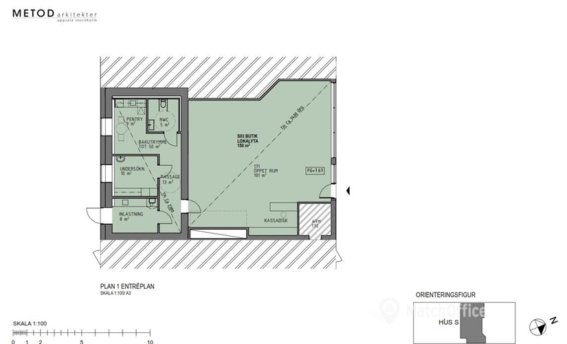 Butik(Yta:152 m²) för uthyrning i Nymärsta Gränd 6, 195 30 Sigtuna. Bra val | MatchOffice.se