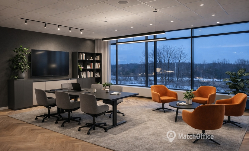Kontorsrum(Yta:253 m²)	att hyra i Telegrafgatan 4, 169 72 Solna. Fullt utbud av faciliteter | MatchOffice.se