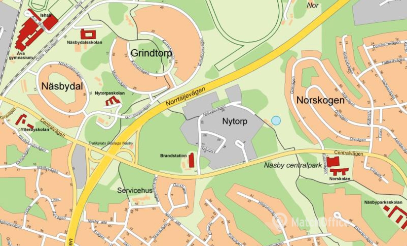 Kontorsplatser(Yta:222 m²)	att hyra i Nytorpsvägen 24, 183 53 Täby. Inga extra avgifter | MatchOffice.se