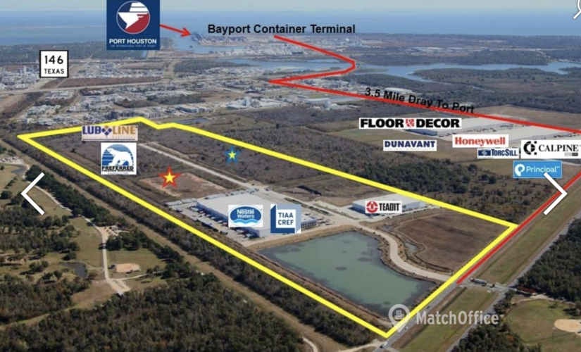 257835 m² Shared workspace  in Houston Southwest, TX, 10535 Red Bluff Rd (77507) - 2 | MatchOffice.com