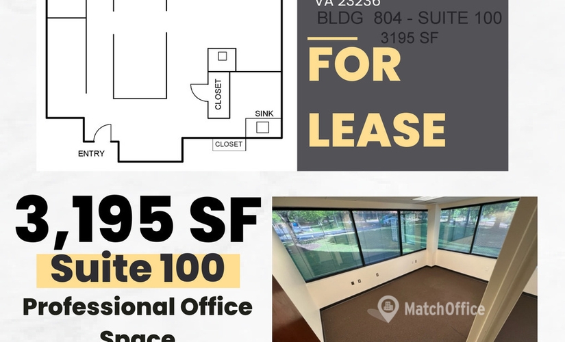 3195 m² Serviced office in Richmond, VA, Moorefield Park Drive 804 (23236) - 1 | MatchOffice.com