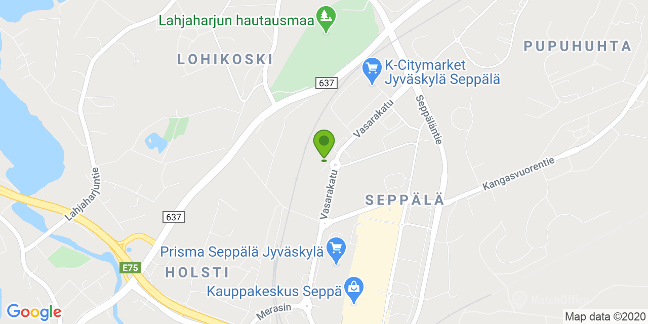 Vasarakatu 25 - Jyväskylä | Liiketila 1549 m² | MatchOffice