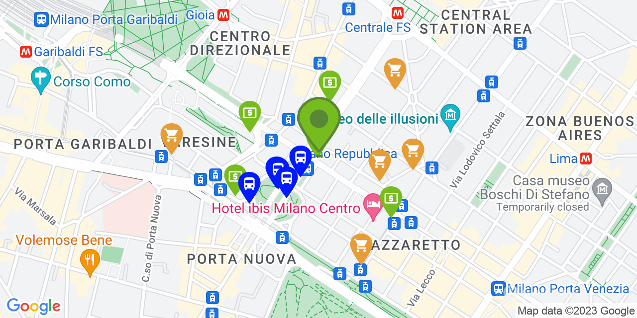 UFFICIO VIRTUALE a Milano, Piazza della Repubblica