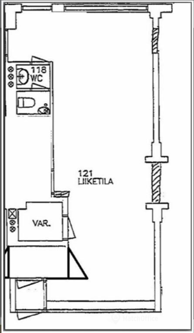 Roihuvuorentie 30 Helsinki Liiketila 53 m² MatchOffice