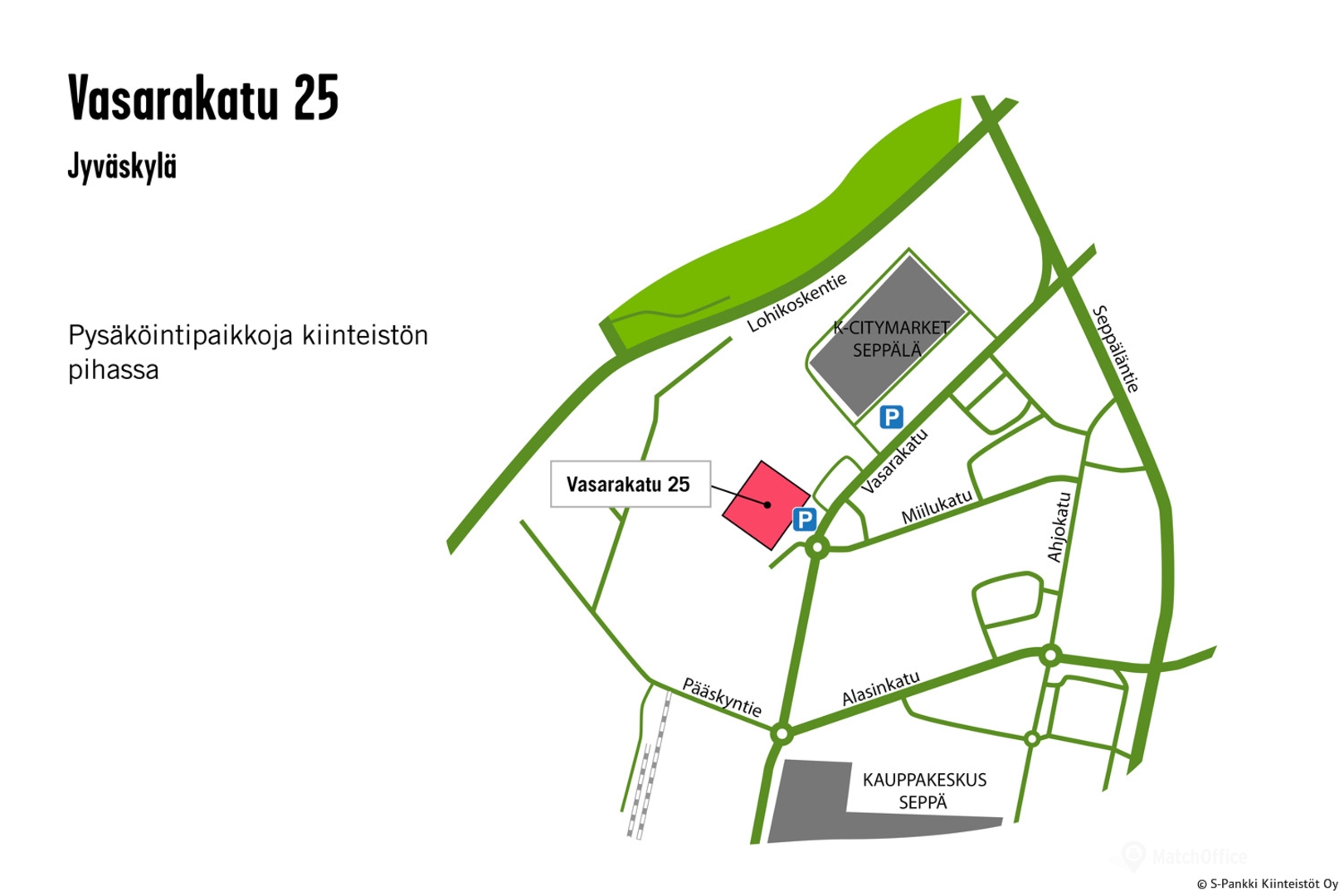 Vasarakatu 25 - Jyväskylä | Liiketila 1549 m² | MatchOffice