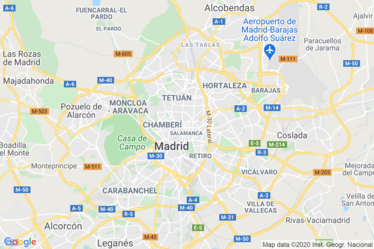 Madrid Salamanca Map