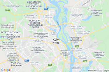 Подільський район Карта