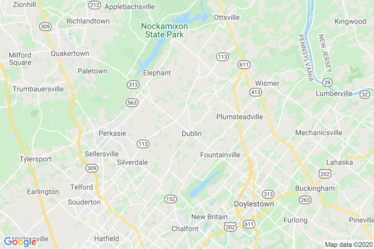 Newtown, PA Map