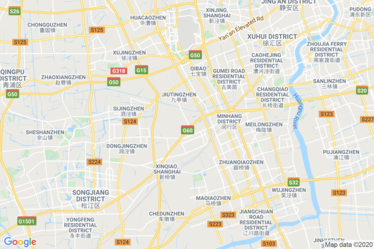 Shanghai, Puxi Map