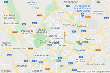 Madrid Chamberi Mapa