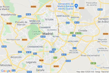 Madrid Retiro Mapa