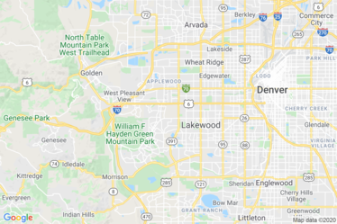 Lakewood, CO Map