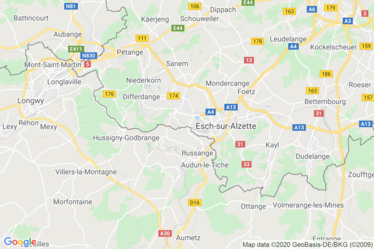 Esch-sur-Alzette Plan