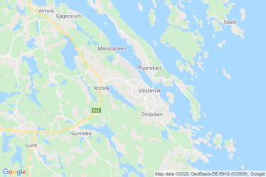 Västervik Karta