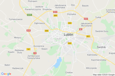 Lublin Mapa