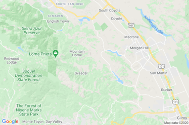 Palo Alto, CA Map