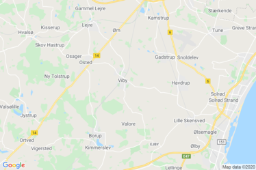 Viby Sjælland Kort