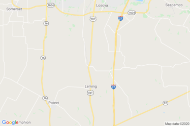 San Antonio, TX Map